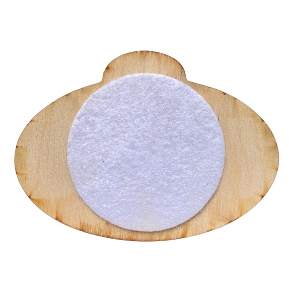 Personalized Disney Fantasyland Blue Wooden Bethany Name Tag Coaster - Picture 3 of 3